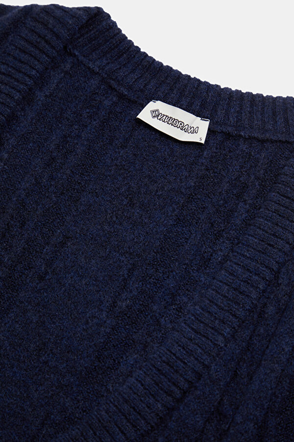 Navy Blue Women's Sweater 7
