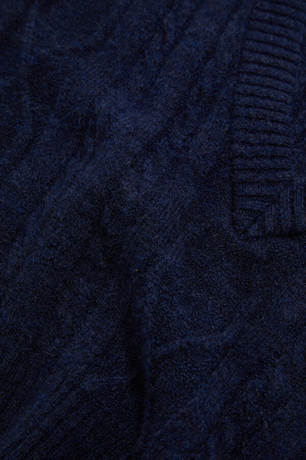 Navy Blue Women's Sweater 8