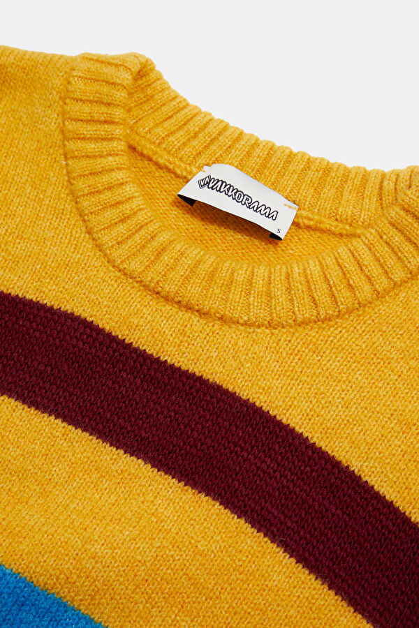 Multicolored Striped Women's Sweater 7