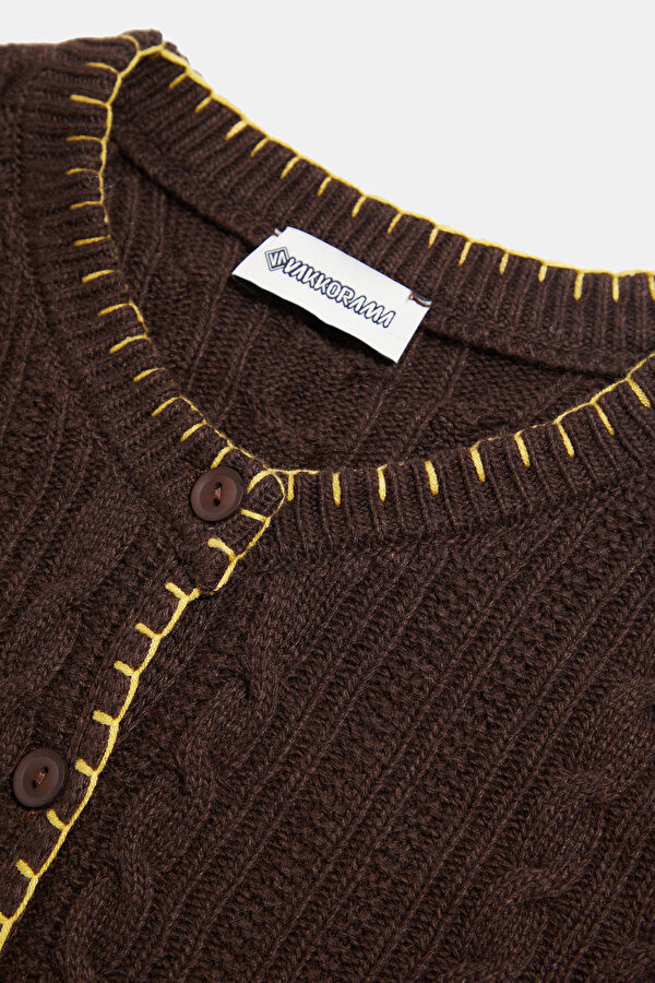 Brown Women's Cardigan 7