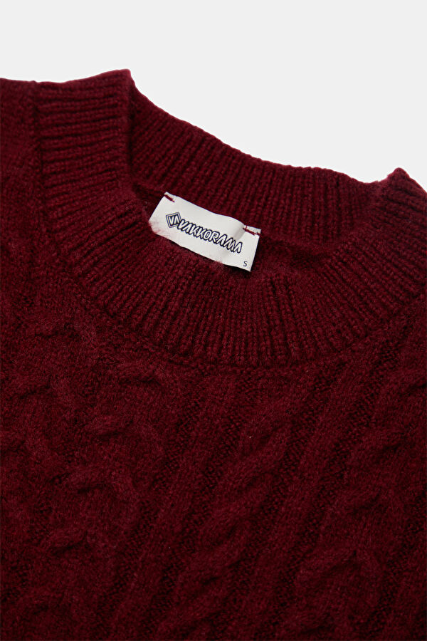 Burgundy Women's Sweater 7
