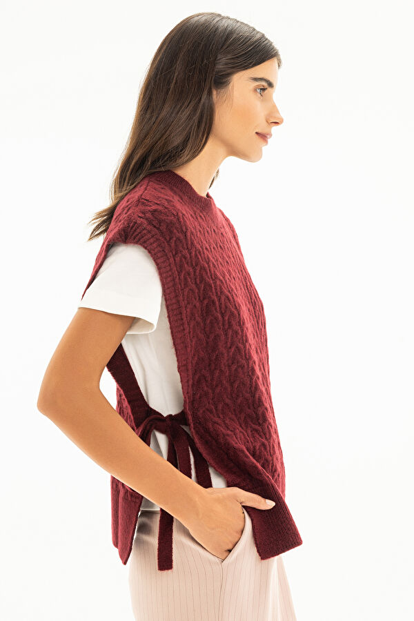 Burgundy Women's Sweater 2