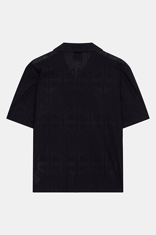 Relax Fit Black Men's Shirt 2