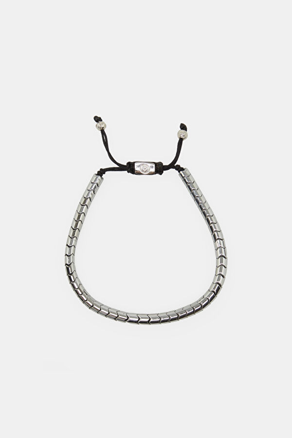 Rolo Hematite Bracelet Silver Colored Bracelet 2