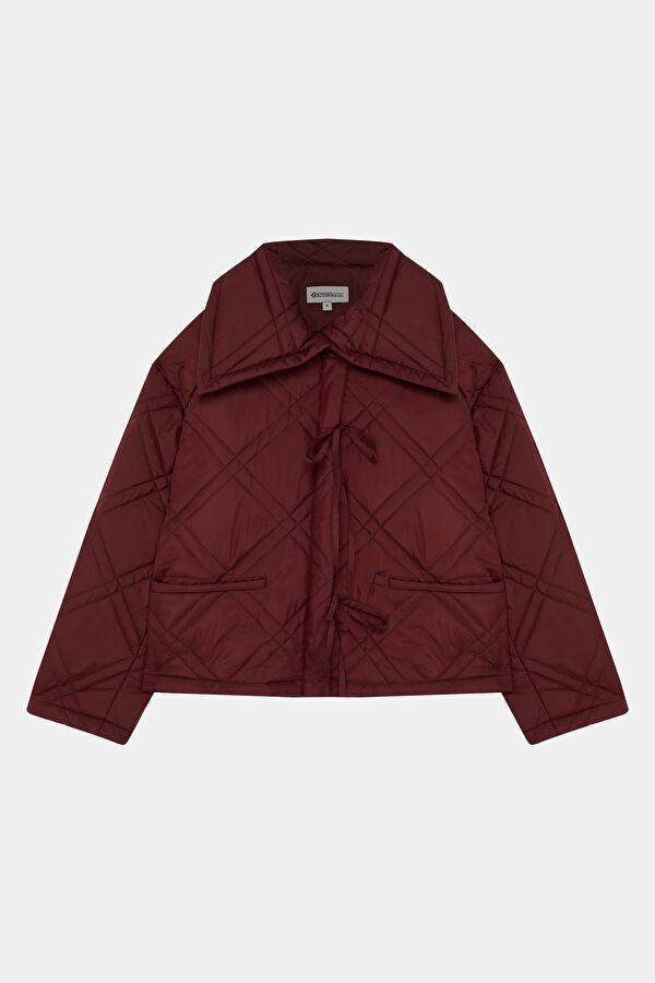 Burgundy Women's Jacket 5