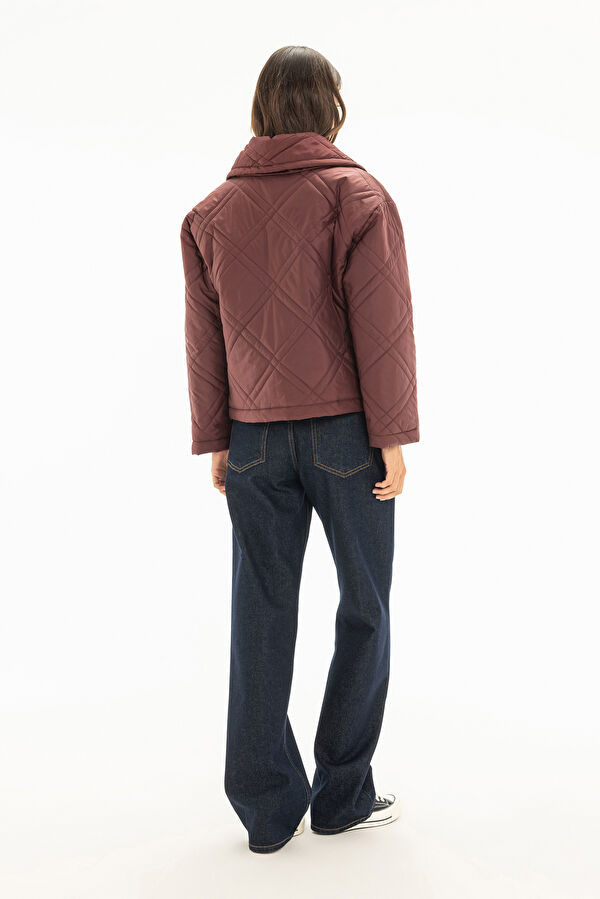 Burgundy Women's Jacket 2