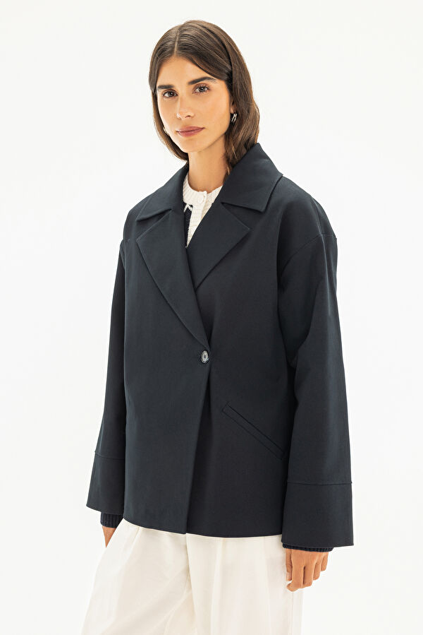 Navy Blue Women's Jacket