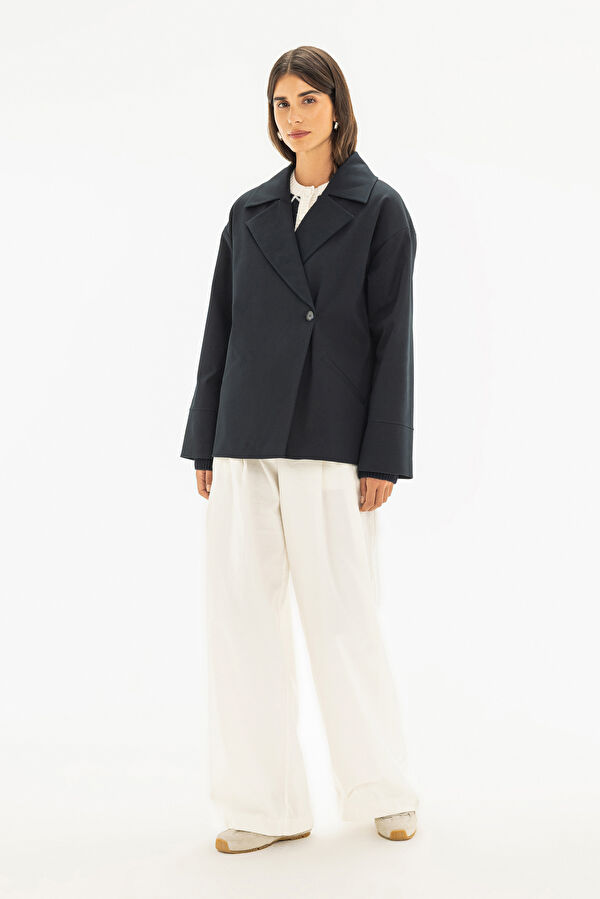 Navy Blue Women's Jacket 3