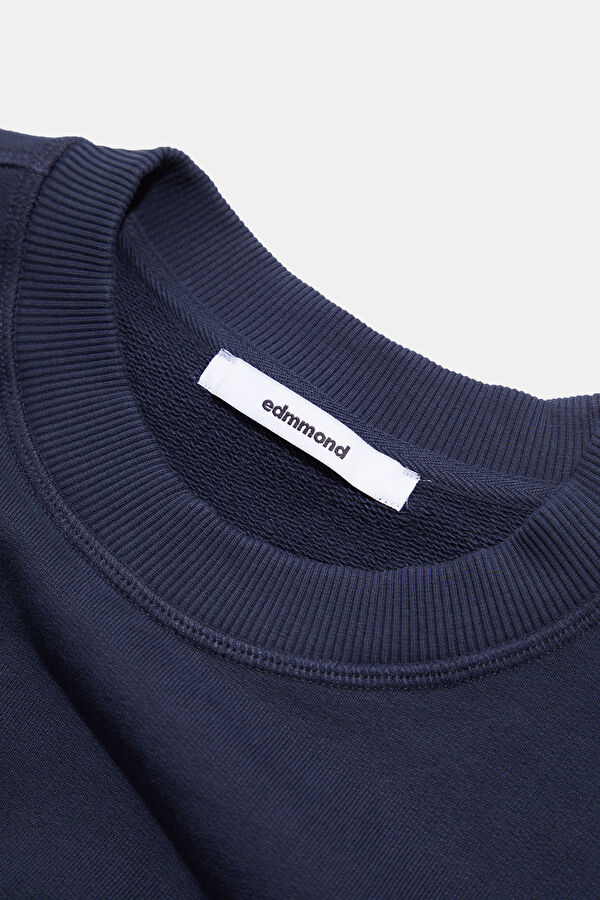 Relax Fit Navy Crew Neck Men's Sweatshirt 3