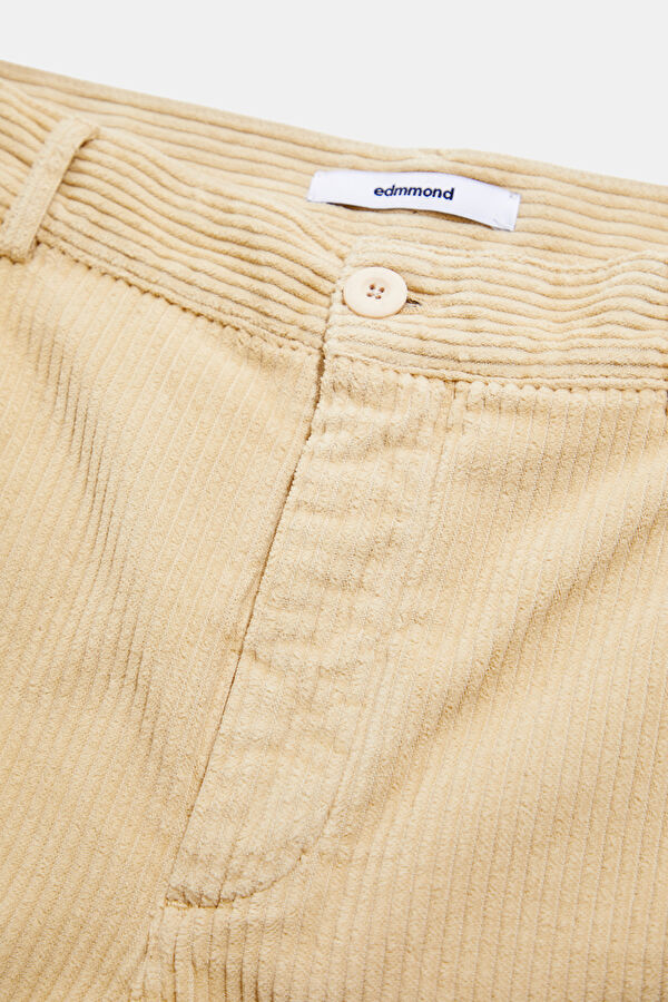 Relax Fit Cream Straight Men's Pants 3