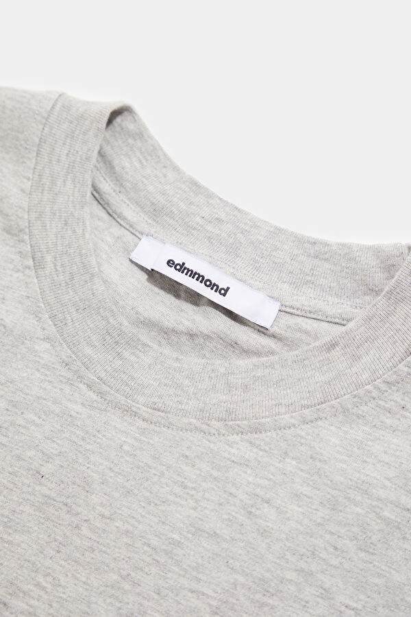 Relax Fit Grey Crew Neck Printed Men's T-Shirt 3