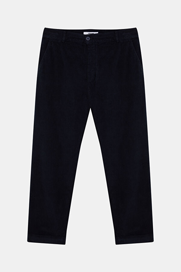 Relax Fit Navy Straight Men's Pants