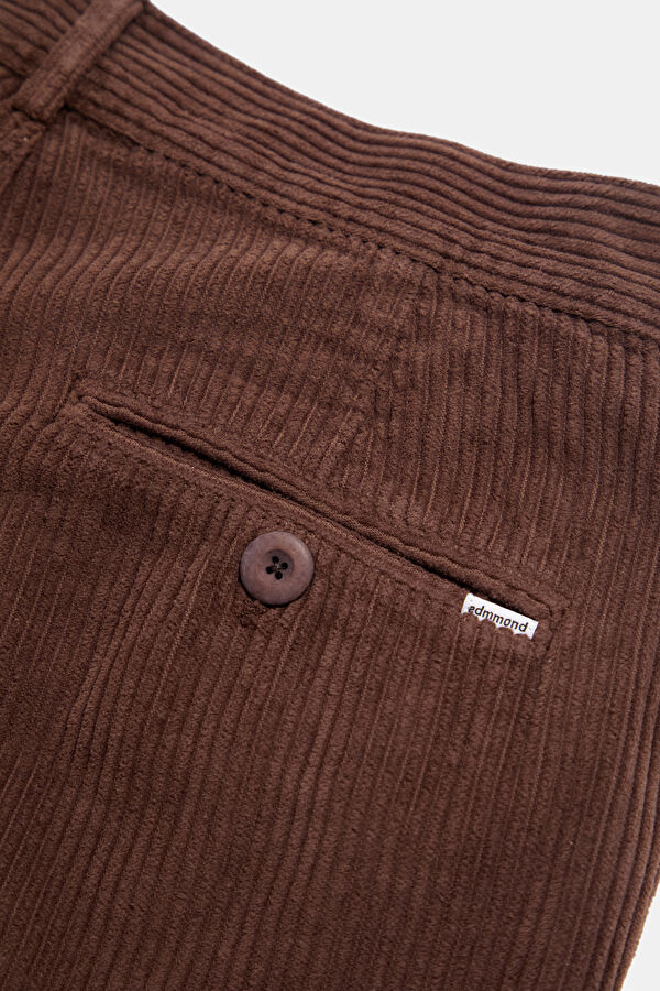 Relax Fit Brown Straight Men's Pants 5