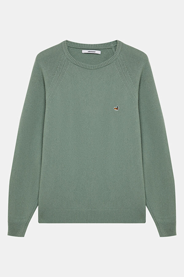 Mint Relax Kalıp Bisiklet Yaka Erkek Sweatshirt