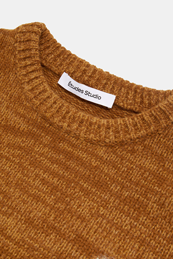 Men's Wool Sweater with Coffee Pattern 3