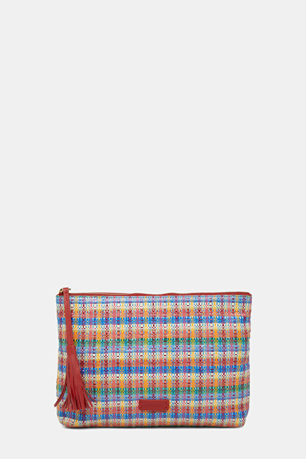 Multicolored Straw Bag