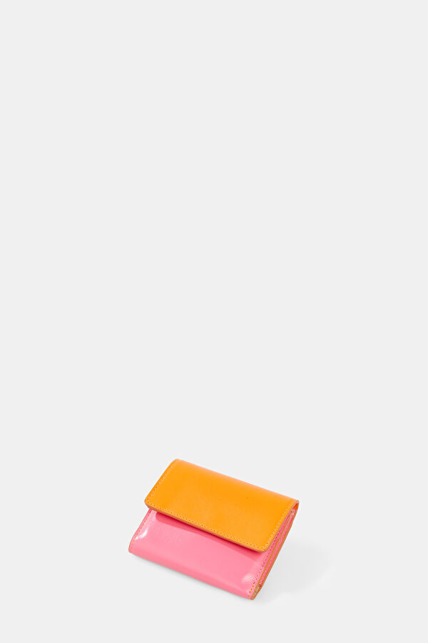 Orange Leather Wallet 5