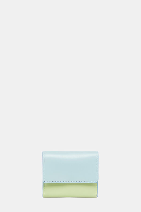 Blue Leather Wallet