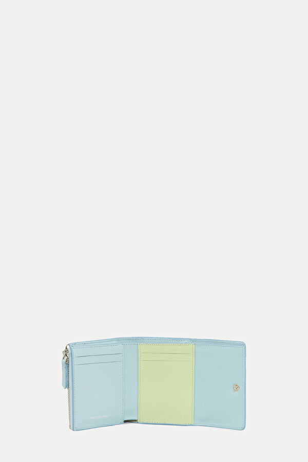 Blue Leather Wallet 4