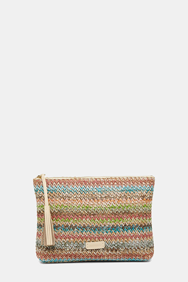 Multicolored Straw Bag