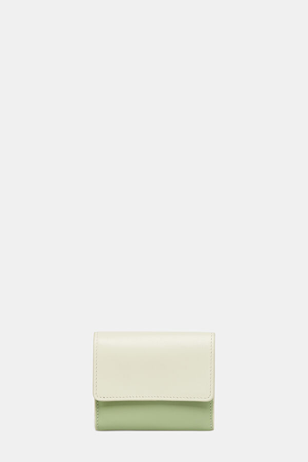 Ecru Leather Wallet