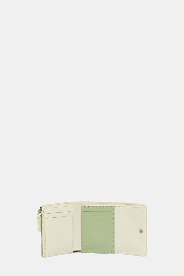 Ecru Leather Wallet 4
