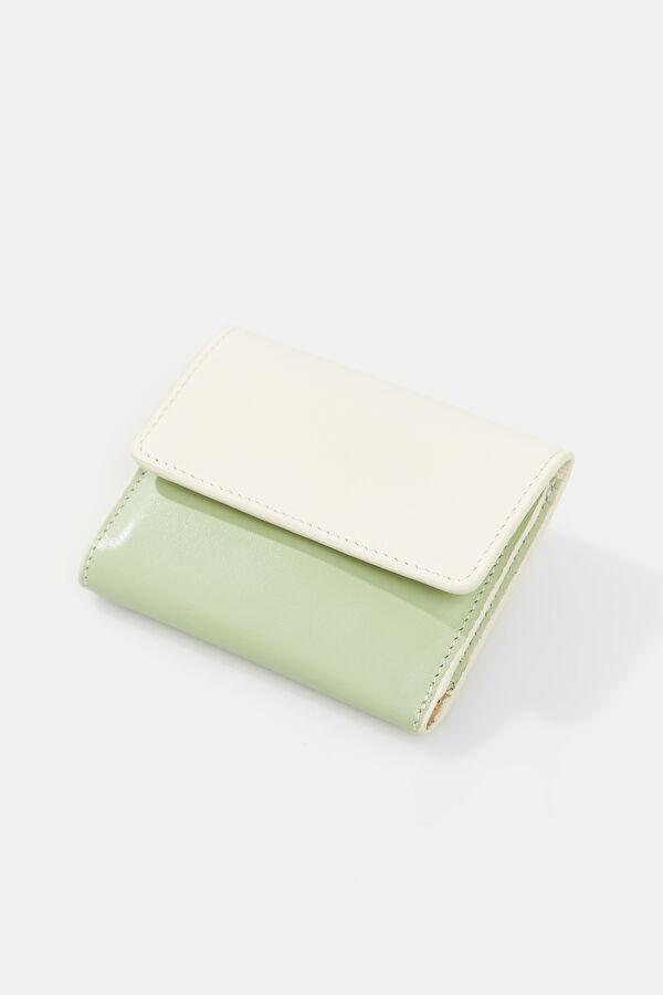 Ecru Leather Wallet 6