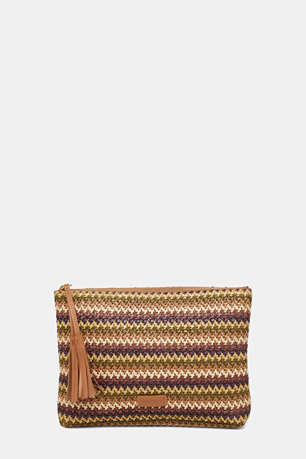 Multicolored Straw Bag