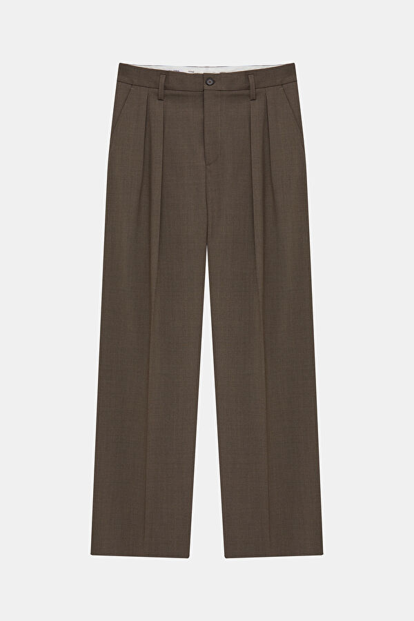 Oversize Vizon Bol Paça Erkek Pantolon