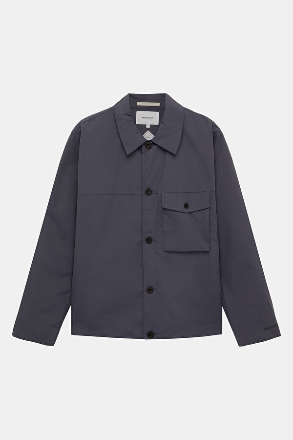 Relax Fit Navy Blue Men's Shirt
