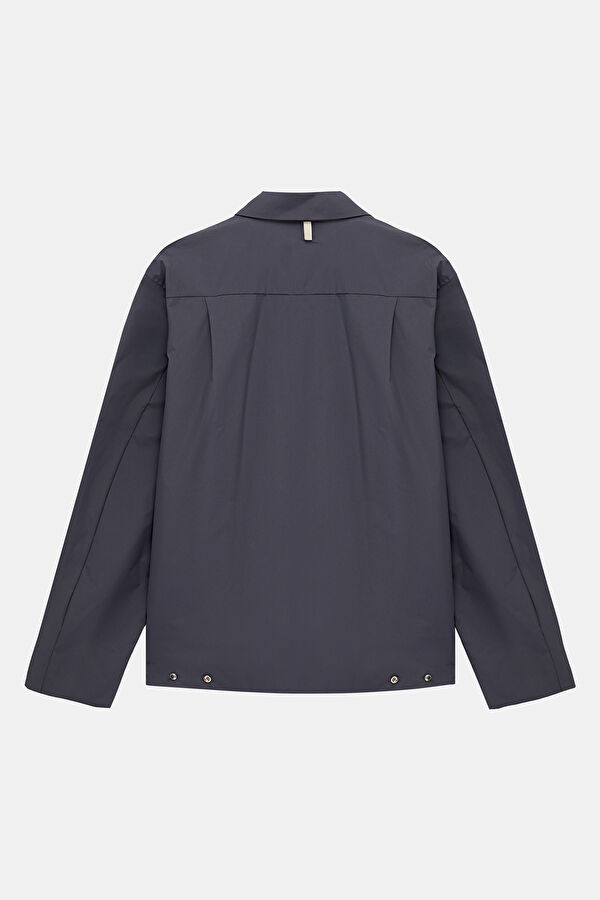 Relax Fit Navy Blue Men's Shirt 2
