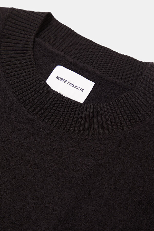 Navy Blue Wool Men's Sweater 3