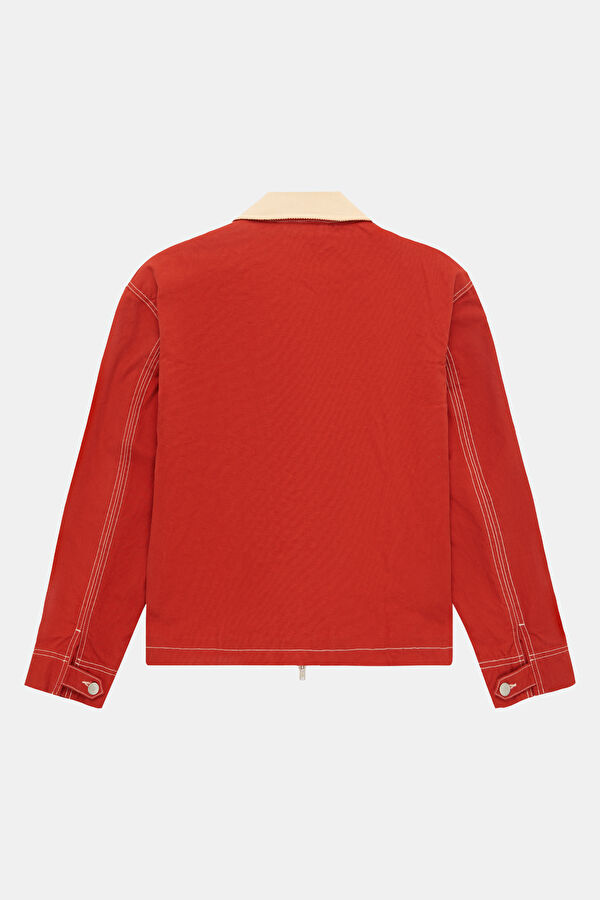 Red Zip-Up Men's Jacket 2