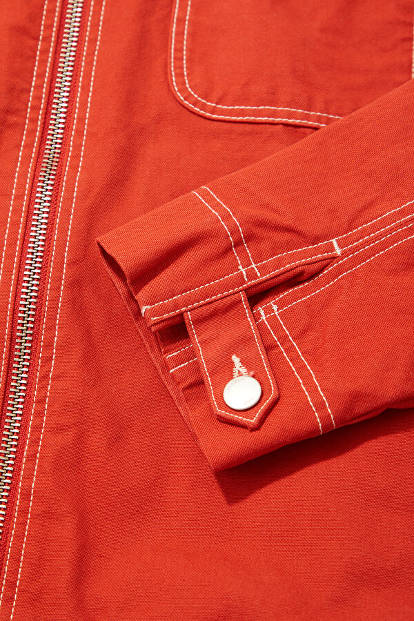 Red Zip-Up Men's Jacket 4