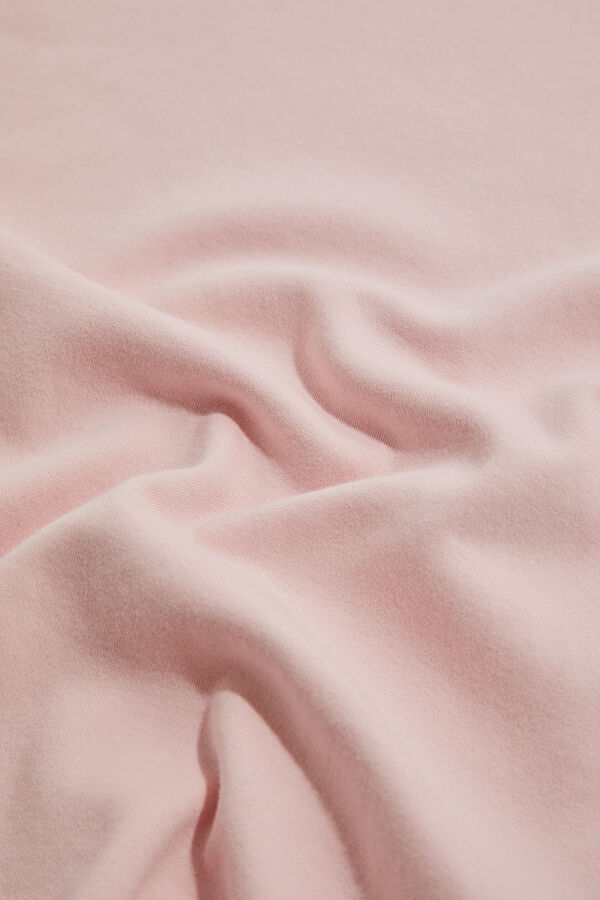 Oversize Pink Crew Neck Men's T-Shirt 5