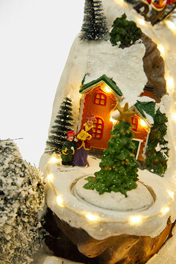 Christmas Carnival Ski Slope Scene 5