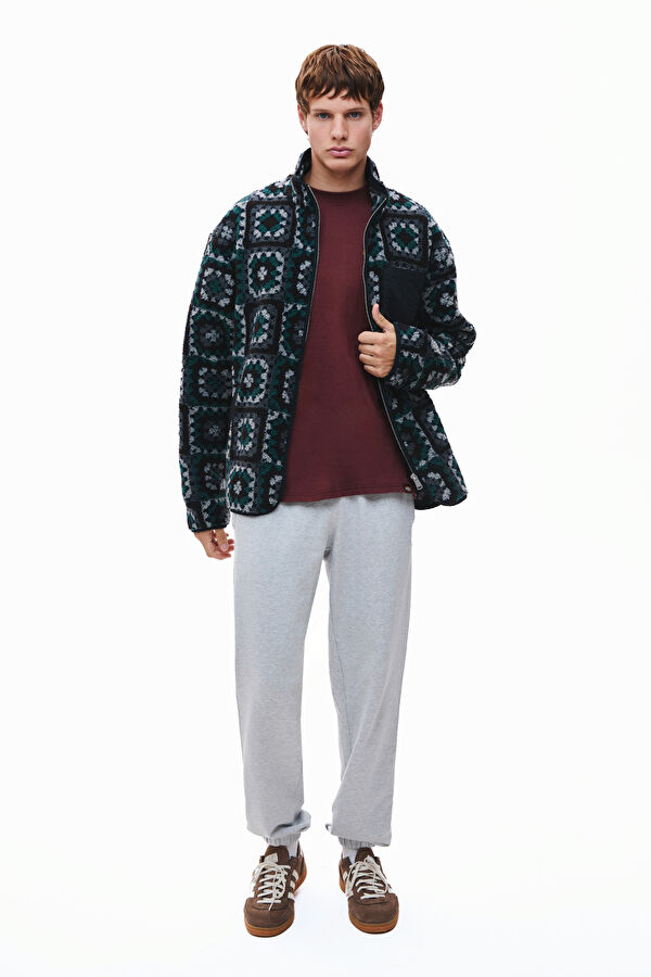 Navy Blue Zip-Up Men's Jacket 3
