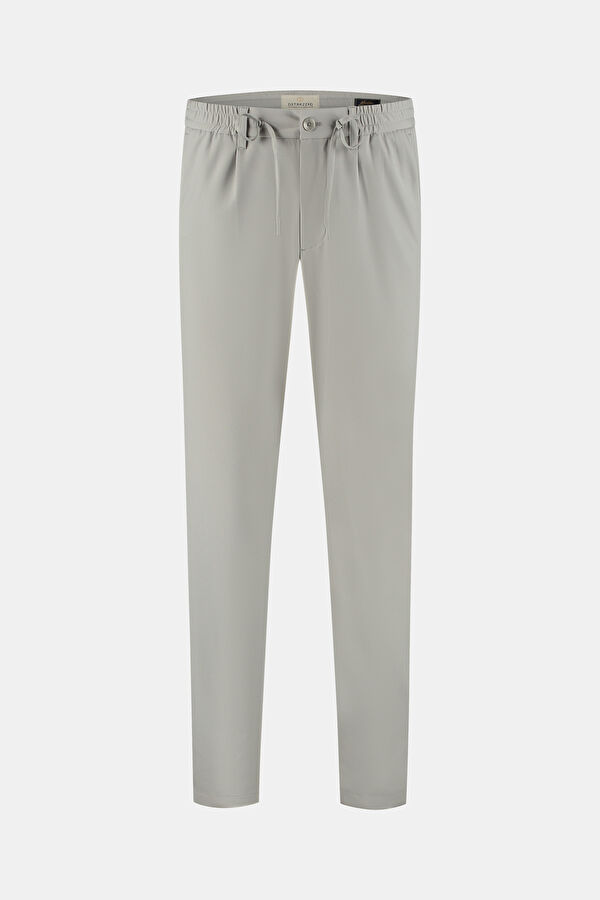 Light Grey Straight Leg Men's Trousers