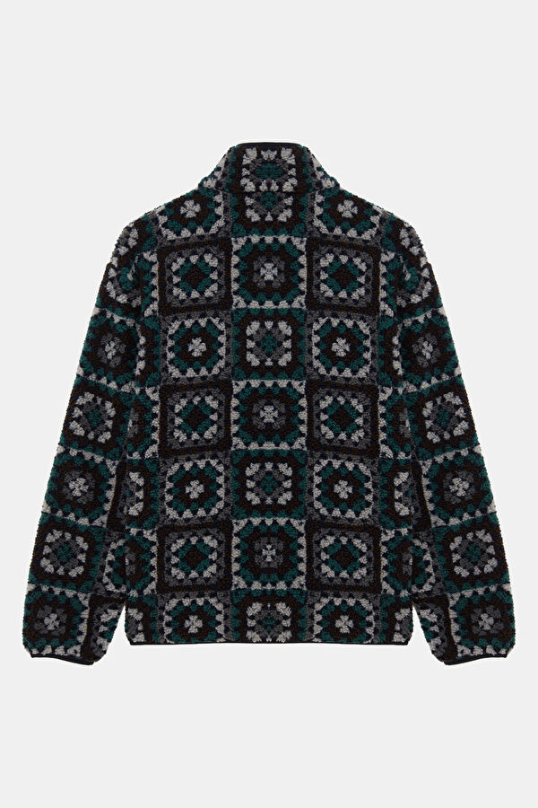 Navy Blue Zip-Up Men's Jacket 5