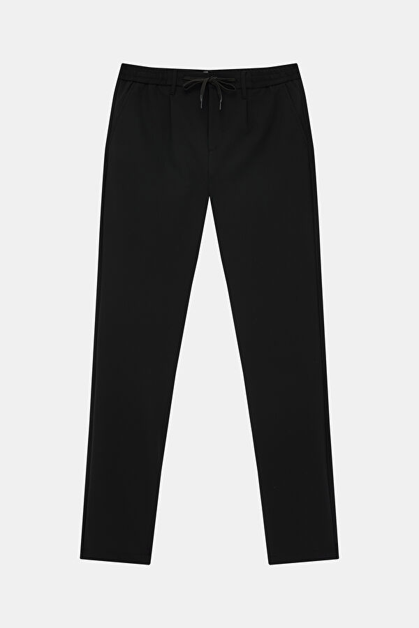 Black Regular Men's Pants