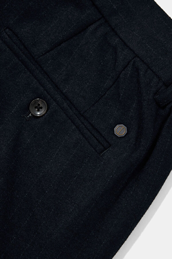 Lacivert Tapered Erkek Pantolon 4