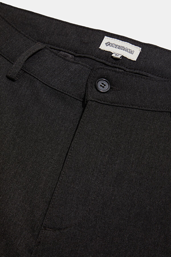 Anthracite Straight Leg Men's Trousers 3