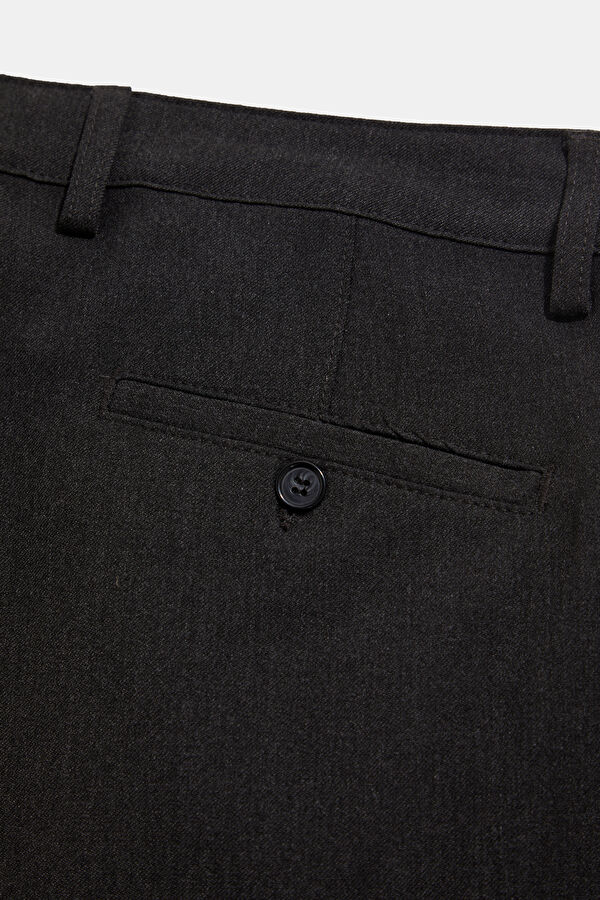 Anthracite Straight Leg Men's Trousers 5