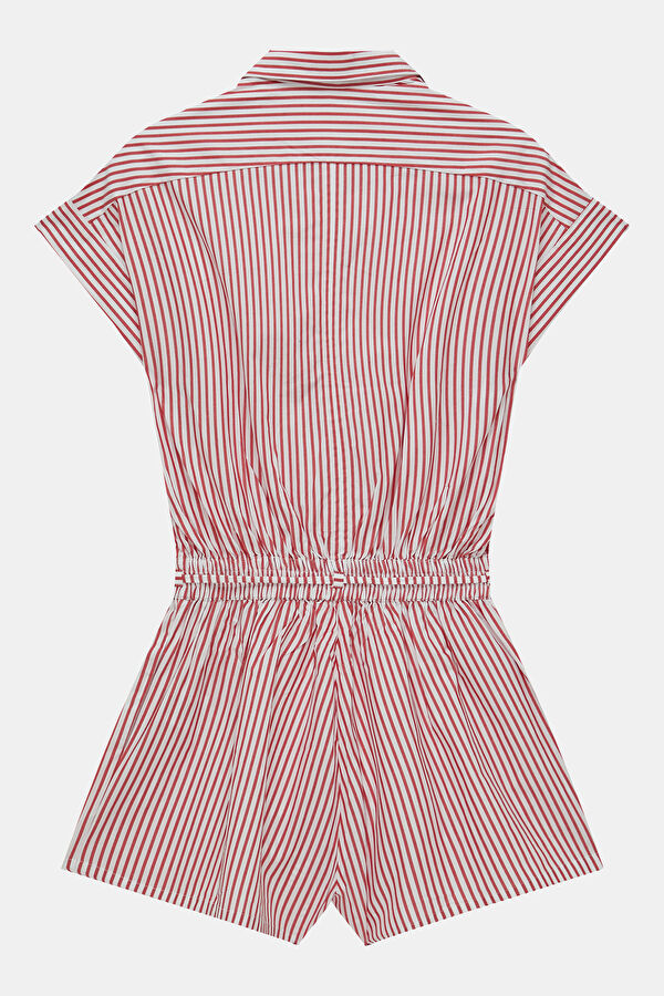 Pink Buttoned Women's Jumpsuit 2