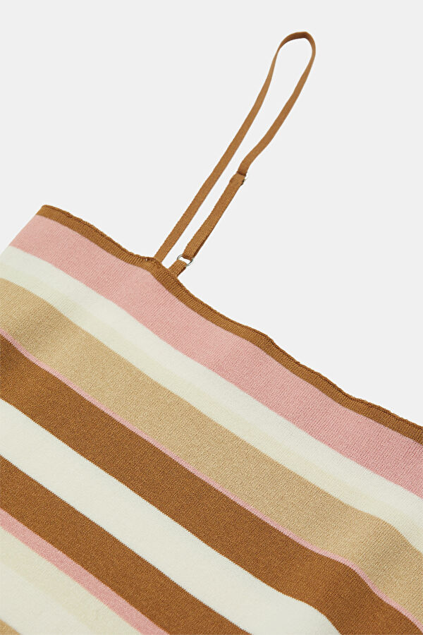 Tan Midi Women's Dress 3