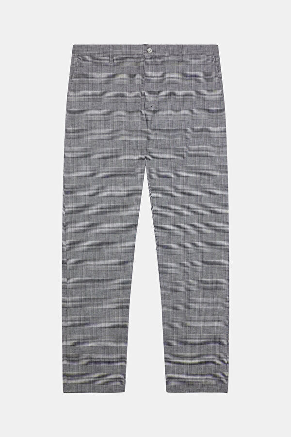 Black Straight Leg Men's Trousers