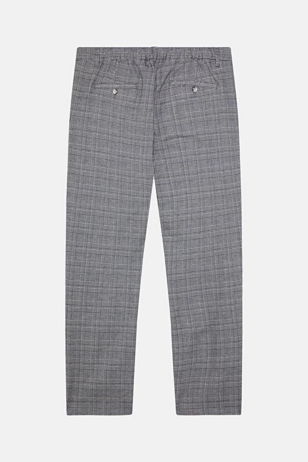 Black Straight Leg Men's Trousers 2