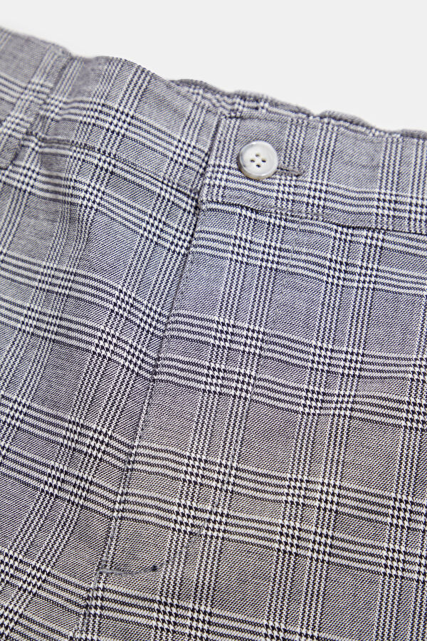 Black Straight Leg Men's Trousers 3