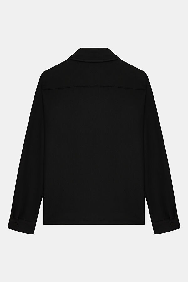 Black Zip-Up Men's Jacket 2