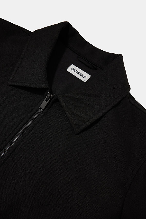 Black Zip-Up Men's Jacket 3